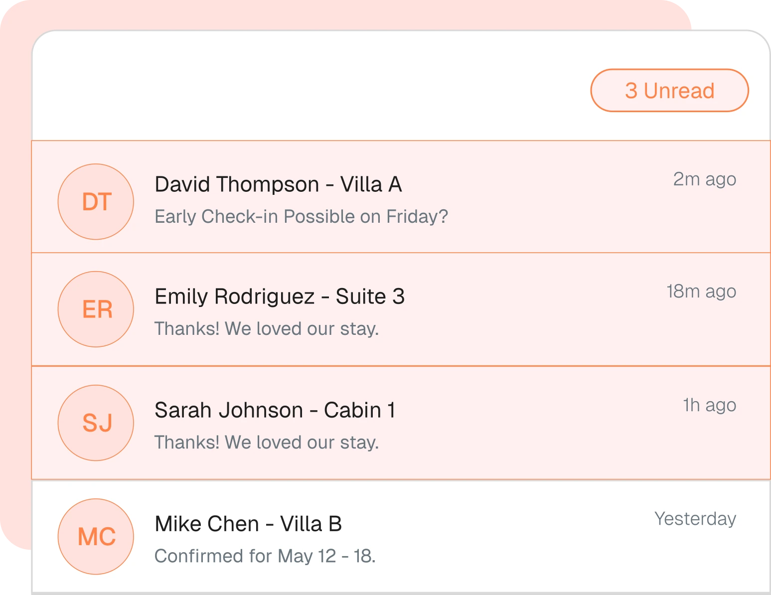 Every Guest Message.