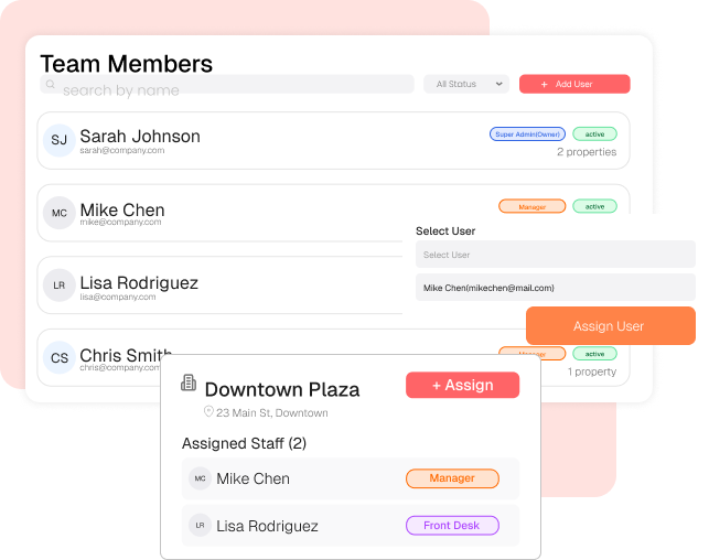 Give your team access.