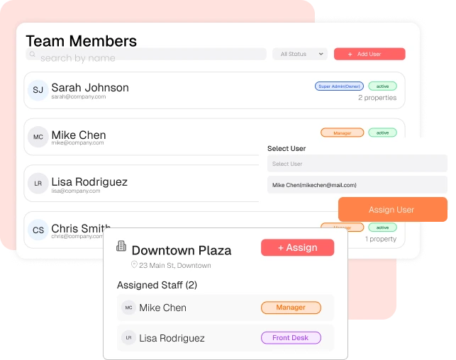 Give your team access.